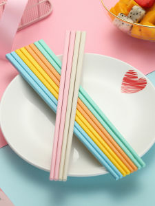 Bộ 6 Đôi Thìa Hợp Kim Nhiều Màu Sắc Chống Trượt Chống Thấm Nước Chịu Nhiệt Độ Cao Thiết Kế Sáng Tạo Cho Gia Đình