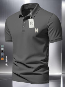 Áo Thun Polo Cổ Polo Tay Ngắn Mùa Hè Màu Trơn Tay Lửng Thường Ngày Cho Nam Thương Hiệu Taroya Cotton Polyester Spandex