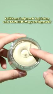 SKINTIFIC Mugwort Anti Pores & Acne Clay Mask 55 gr