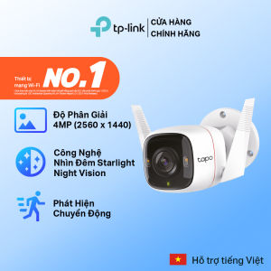 [Hàng Mới] Camera WiFi Ngoài Trời TP-Link Tapo C320WS Độ Phân Giải 2K QHD