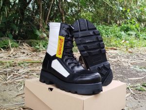 RUMAOS outsole tinggi 5-6 cm sepatu pdl boots provost tni PM hitam putih