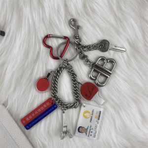 Original Rodeo Signature Keychain Ping Pong Ball Accessory Unique Baroque Style Fashionable Bag Charm for Sports Enthusiasts