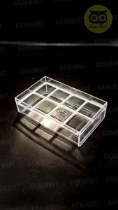 Kicau Mart Cepuk Ram Transparan Merek Sempati Wadah Tempat Pakan Biji Milet Millet Makanan Minum Minuman Burung Sangkar Kandang Ternak Umbaran Lovebird Kenari Parkit Paruh Bengkok CRAMSMPT