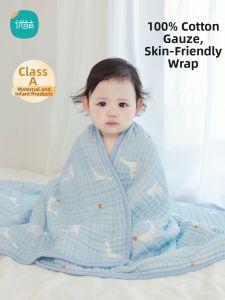 YOUMENG | Soft Cotton Absorbent Baby Bath Towel