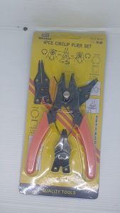 SET Tang Snap Ring Plier Circlip 4 IN 1 MULTIFUNGSI