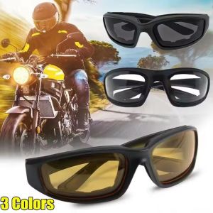 Windproof Motorcycle Glasses Driving Anti-UV Sunglasses Riding Goggles New Moto Eyewear Men Women UV400 Protective Sunglasses