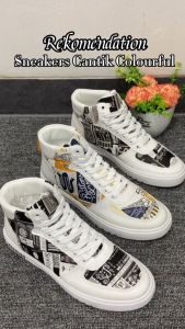 PINKEY F013 Sepatu Pria Sneakers Kasual Premium Sporty Kekinian