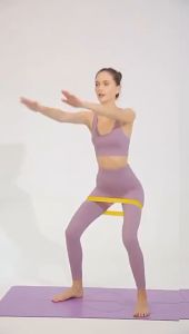 YOGA Fitness Rubber Resistance Bands Workout Exercise Loop Gymnastic Ring Elastic Yoga Strap