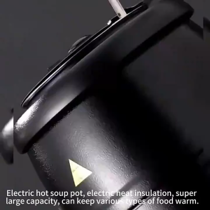 10L Electric Soup Warmer Pot Warm Soup Pot Porridge Warmer Heat Preservation Pot Heater Food Cooker