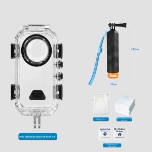 Vỏ Bảo Vệ Chống Nước Cho Camera Hành Trình Insta360 X6 Lặn Sâu 60M Phụ Kiện Camera Hành Động