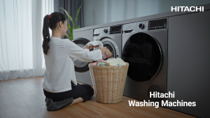 Hitachi Front Load Steam & Hygiene Front Load Washer 9kg BD-90YFVEM