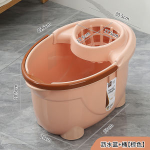 Jiadongli For Home Mop Bucket Sponge Floor Mop Bucket Mop Barrel Rotate Water Bucket Large Size Mop Bucket Thickened Old-Fashioned Mop Barrel