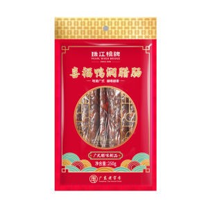 Authentic Pearl River Bridge Brand Cantonese Style Duck Liver Sausage 250g Vacuum Packaged Home Use Low Carb Chinese Sausage