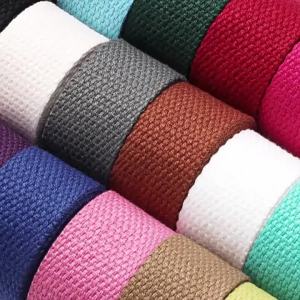 20mm/25mm/32mm/38mm 2m Cotton Webbing Strap Craft Supplies DIY Decorative Sewing Fabric Craft Pet Rope Backpack Accessories