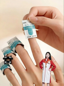 CHUBEISHI | Nail Polish Remover Tool Set Strong Adhesive Strip Remover