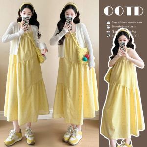 R Nuan | Stylish Slimming Maternity Dress Two-Piece