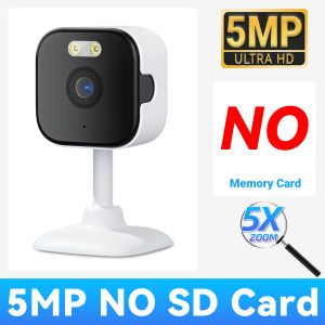 5MP Indoor Security Camera with Color Night Vision & Human Detection 2-Way Audio 2.4G/5G WiFi Compatible with O-KAM Pro App