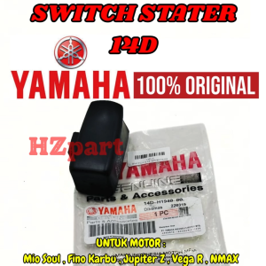 SWITCH STATER/BENDIK KODE 14D YAMAHA NMAX VEGA R JUPITER Z FINO KARBU MIO SOUL PRODUK 100% ORIGINAL.