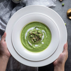 Minimalist Round Ceramic Dining Plate