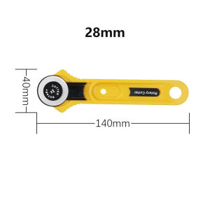 28/45mm Circular Rotary Cutter Knife Safety Blade Patchwork Piecing Sewing Quilting Fabric Cutting Leathercraft Tool