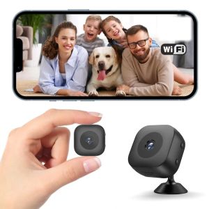 Camera Mini HD 1080P An Ninh & Lái Xe WiFi Tầm Nhìn Ban Đêm Từ Xa Báo Động Chuyển Động Ghi Hình Vòng Lặp 360 ° Nam Châm Dùng Cho Nhà Cửa/ô Tô