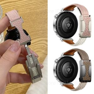 Wrist Strap For Huawei Watch GT 5 GT 4 41mm 46mm Leather Magnetic Slim Strap Bracelet For Huawei Watch GT5 Pro 46 42mm Wristband