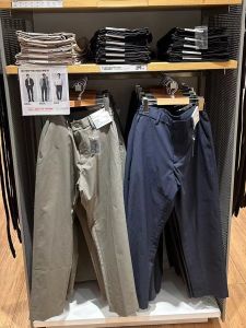 Mens Summer Casual Pants Quick Dry Breathable Thin Elastic Sweat Absorbent Straight Leg Loose Fit Fashion Urban Style Polyester Fiber