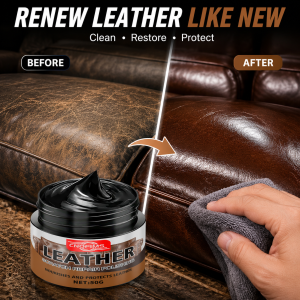 Leather Repair and Nourishing Cream Shine Enhancer for Car Seats Leather Sofas Shoes and Bags