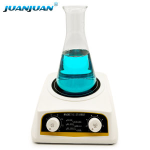 เครื่องกวนไฟฟ้าขนาดเล็ก2200รอบต่อนาทีพร้อมที่กวนให้เข้ากันจอ DC ไร้แปรงถ่านสำหรับห้องปฏิบัติการเคมีทางการแพทย์ปลั๊กแบบยุโรป