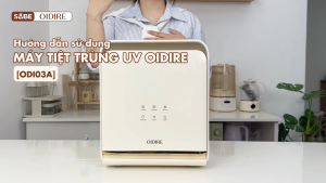Máy Tiệt Trùng bình sữa OIDIRE ODI03A Tiêu Diệt 99.99% Vi Khuẩn