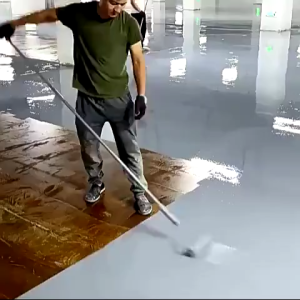 Floor Paint Rubberized 3 In 1 Epoxy Workshop Warehouse Playground Office Gym Garage Factory Coating Outdoor Indoor Cement