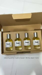 BELI 1 DAPAT 4 / PROMO 4 BOTOL PARFUM Hai / PARFUM BEST SELLER WANGI TAHAN LAMA / PEMIKAT WANITA 30 ML EAU DE PARFUM