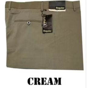 Celana Formal Pria Celana Kerja Bahan Tuis Reguler Teflon