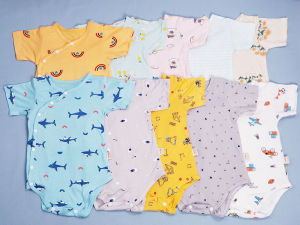 Body Cotton Cao Cấp Nút Gài Chéo Dành Cho Bé từ 3 - 7 Ký Sihu Baby Shop