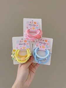 Set dây cột tóc màu pastel dễ thương sang trọng H18