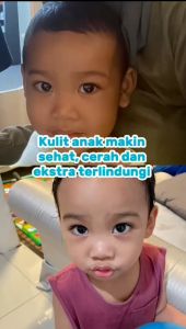 (Glowby) Daily Sunscreen spf 50 Tahan Air untuk Bayi dan Anak T