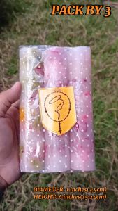 Pack by 3 Jelly like candles (3pcs/pack) Bigger and Better MATIBAY 7 hours light span/candle