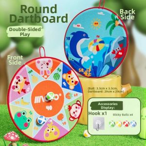 MACYO | Educational Interactive Darts Game for Children Suction Dartboard