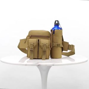 New Tactical Waist Bag Waterproof Nylon Men Fanny Pack Hiking Outdoor Camping Shoulder Bum Belt Sport Chest Bags 2025