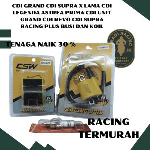 Cdi Grand Supra Supra Fit lama Revo 100 Supra x Racing dan Koil Racing Tenaga Naik 30% Plus busi racing