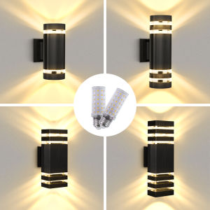 LED Wall Lamp Home Decor E27 Indoor Wall Sconce Waterproof Outdoor Lighting Garden Wall Lamp for Porch Living Room Courtyard Led