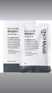 Cesco MyLab Washing Machine Cleaner 90g x 4 Pack (Total 360g) | Powerful Korean Washing Machine Tub Cleaner | Removes Odor Mold & Residue | Deep Cleaning Powder Safe & Easy Use