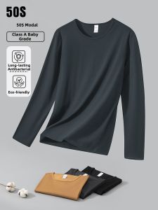 NO.TEE | Antibacterial Dust Mite Resistant Long Sleeve T-shirt Mens Underwear