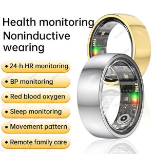 Smart Ring Men Women Blood Pressure Heart Rate Sleep Monitoring Smartring IP68 & 5ATM Waterproof Multi-sport Mode Smartring New