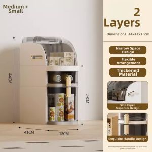 Ultra Narrow Gap Drawer-type Storage Cabinet