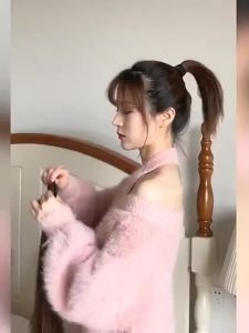 วิกผมหางม้าตรงหนา ไหมทนความร้อน 180 องศา ชิ้นนุ่มไม่เงา Hairpiece ผมยาวสวยธรรมชาติ ตัดแต่งได้ หวีได้ ใส่สบาย มี 2 สีให้เลือกใช้ A166