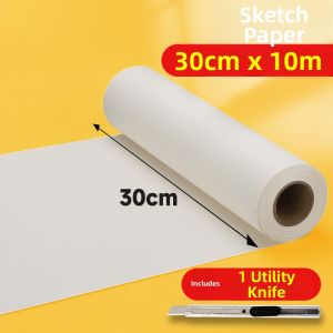 YUANHAO | Thick Drawing Paper For Sketching Watercolor Fingerpainting White Big Roll