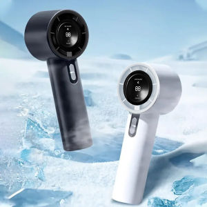 Quạt Turbo Sạc USB Cầm Tay Di Động Quạt Làm Mát Bằng Điện Mini 100 Tốc Độ Cho Du Lịch Ngoài Trời Cắm Trại - Cảm Biến Băng Gió Bạo Lực