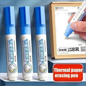 1/3/5Pcs Portable Quick-Drying Thermal Paper Eraser Pen Privacy Protection Tool Eraser Credit Card Masking Pens Express Face Sheet Applicator