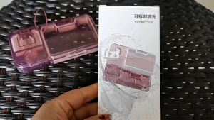 กล่องใส่ยา ที่ตัดยา ที่บดยา กันน้ำและกันความชื้น (คละสี)